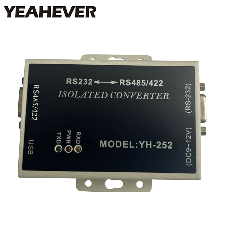 YH-252 RS-232/RS-422/RS-485 optical isolated interface converter 